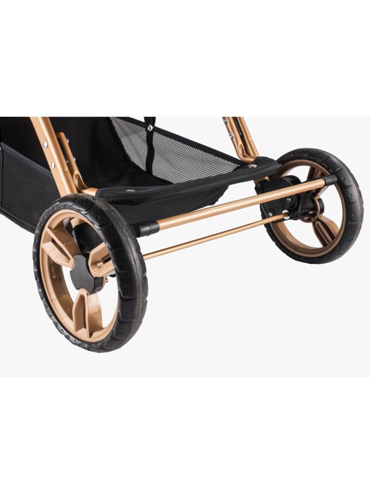 Babycare Capron Çift Yönlü Bebek Arabası - Gold-Siyah