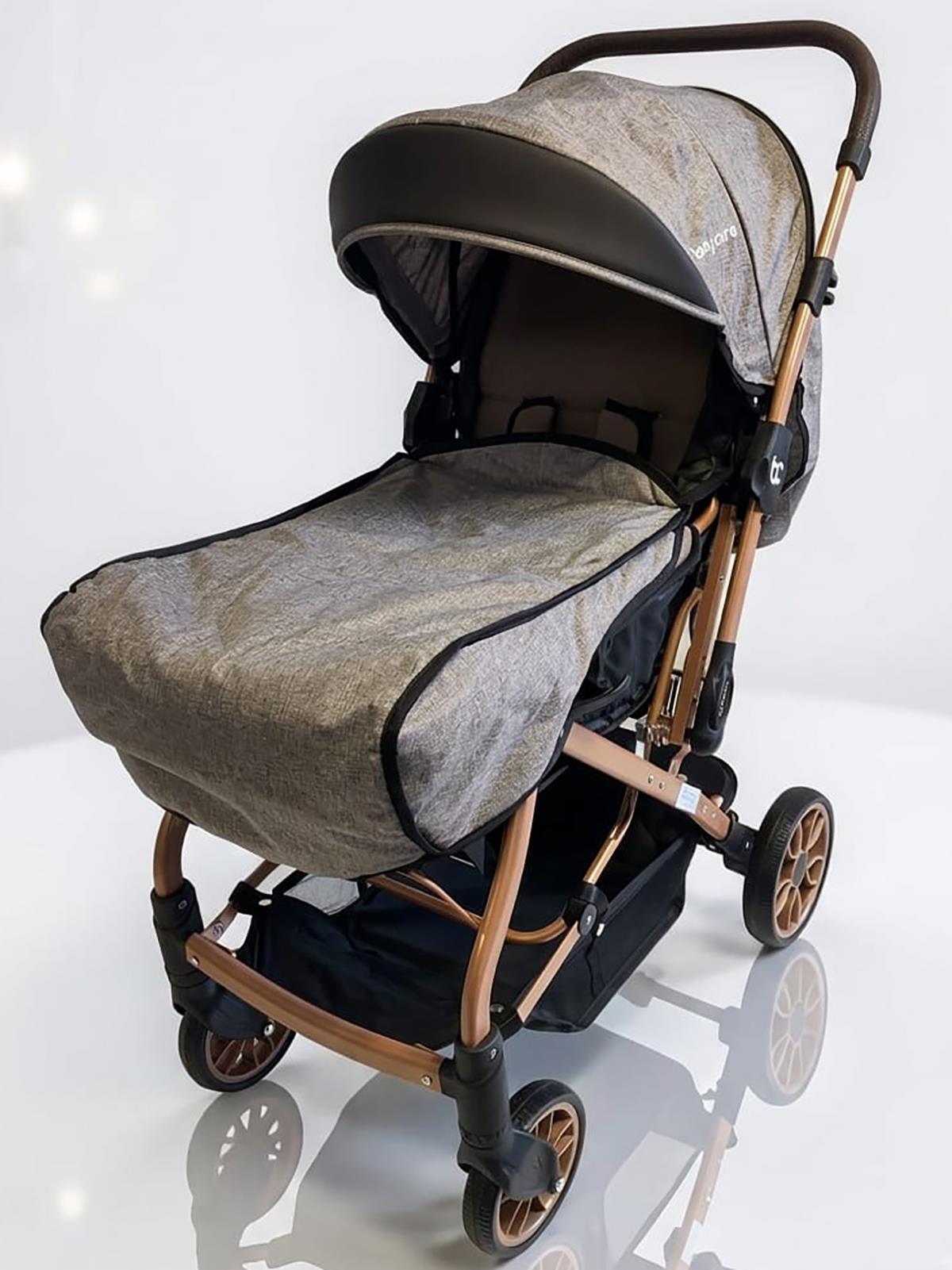 Babycare Capron Çift Yönlü Bebek Arabası - Kahverengi