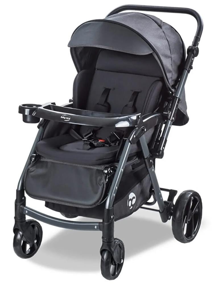 Babycare Combo Maxi Pro Çift Yönlü Bebek Arabası - Siyah