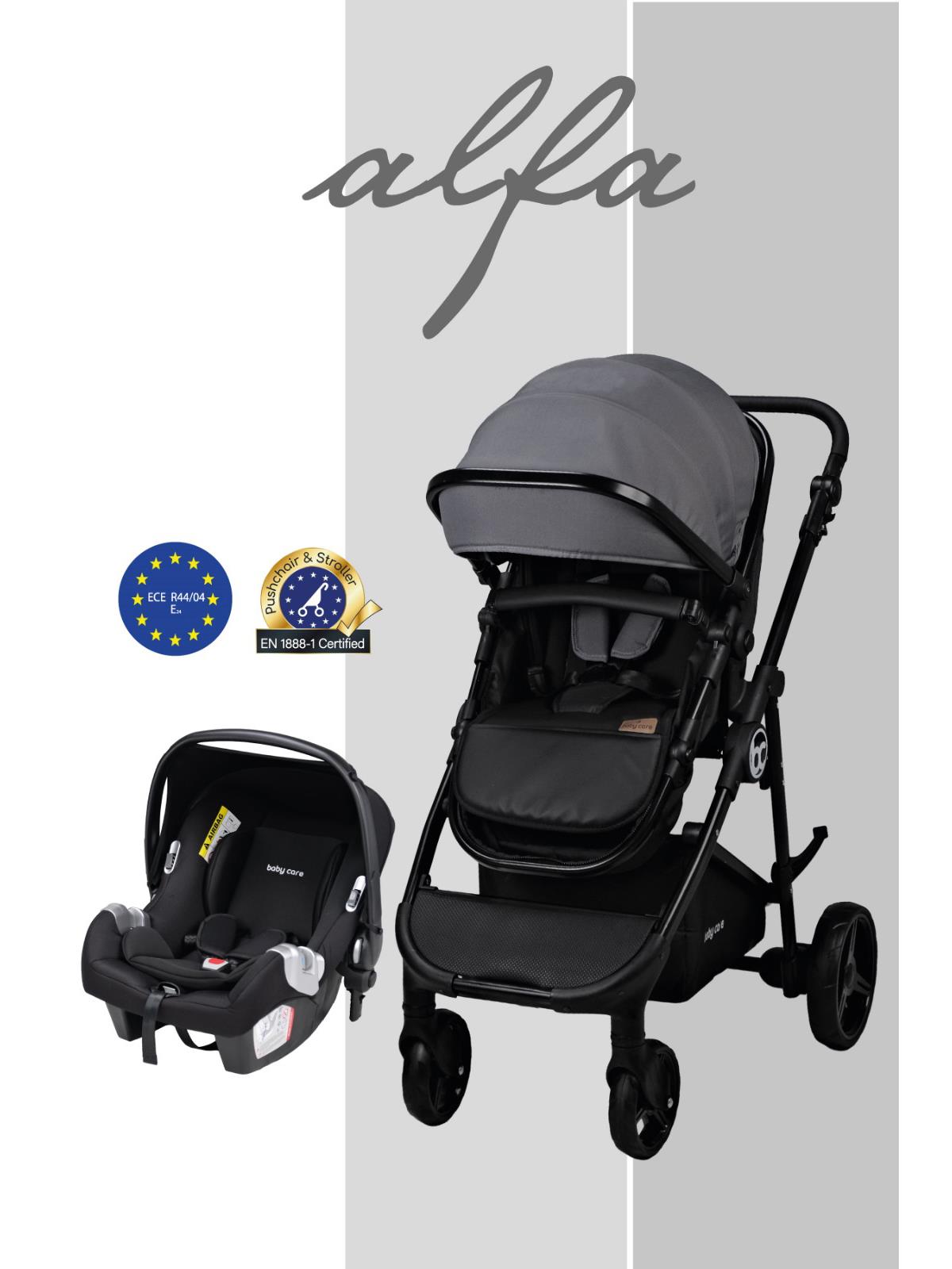 Babycare Alfa Travel Sistem Bebek Arabası - Gri
