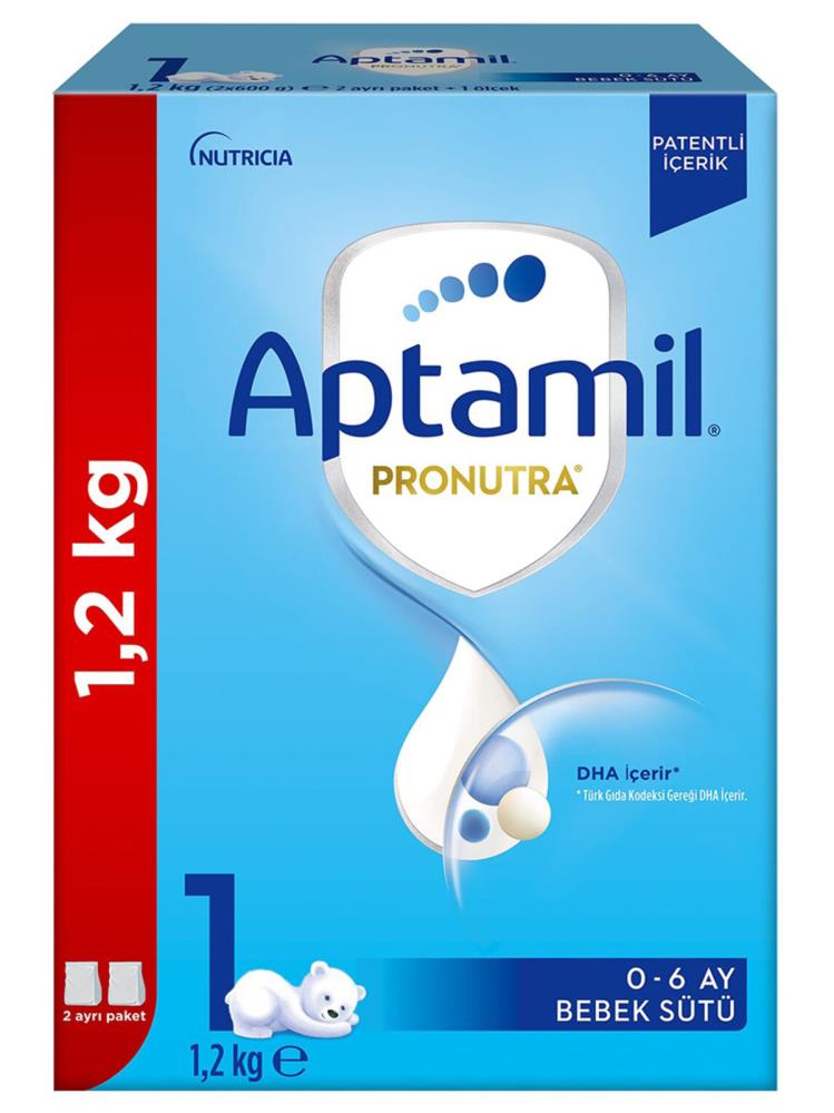 Aptamil 1 Bebek Sütü 1200 gr 0-6 Ay