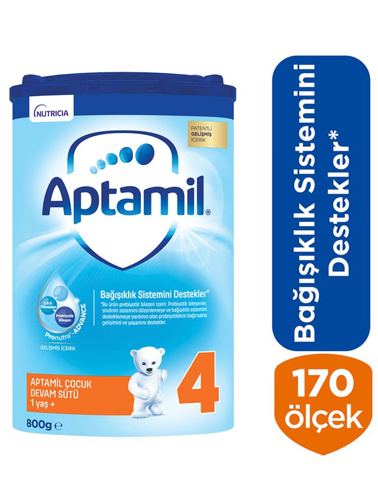 Aptamil 4 Çocuk Devam Sütü 800 g 1 Yaş+ Akıllı Kutu