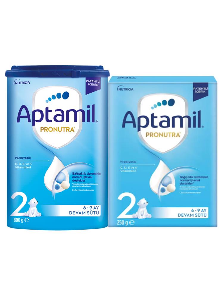 Aptamil 2 Çocuk Devam Sütü 800 gr + Aptamil 2 Çocuk Devam Sütü 250 gr