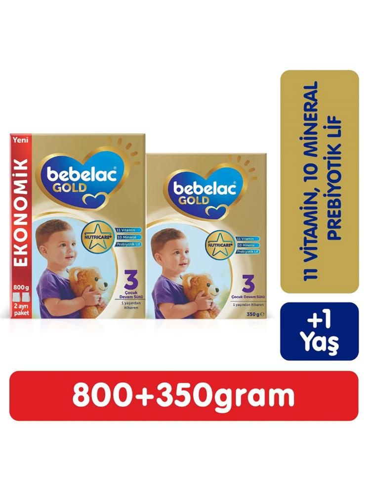 Bebelac Gold 3 800 gr+ Bebelac Gold 3 350 gr