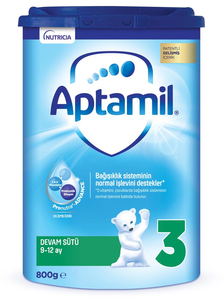 Aptamil 3 Devam Sütü 800 g 9-12 Ay Akıllı Kutu