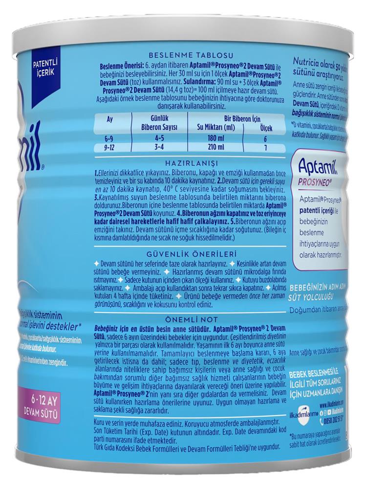 Aptamil Prosyneo 2 800 G Devam Sütü