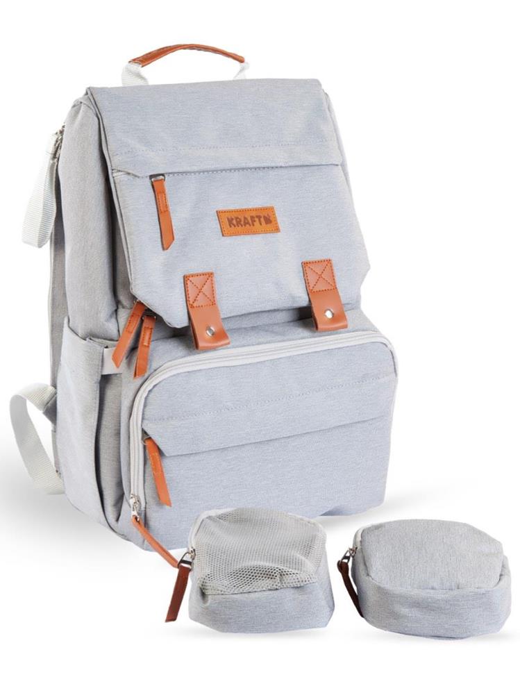 Kraft Moon Bebek Bakım Sırt Çantası - Gri
