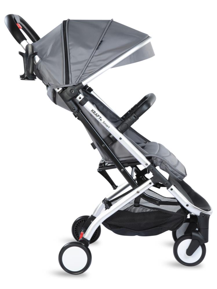 Kraft Smart Tek Yönlü Bebek Arabası - Gri