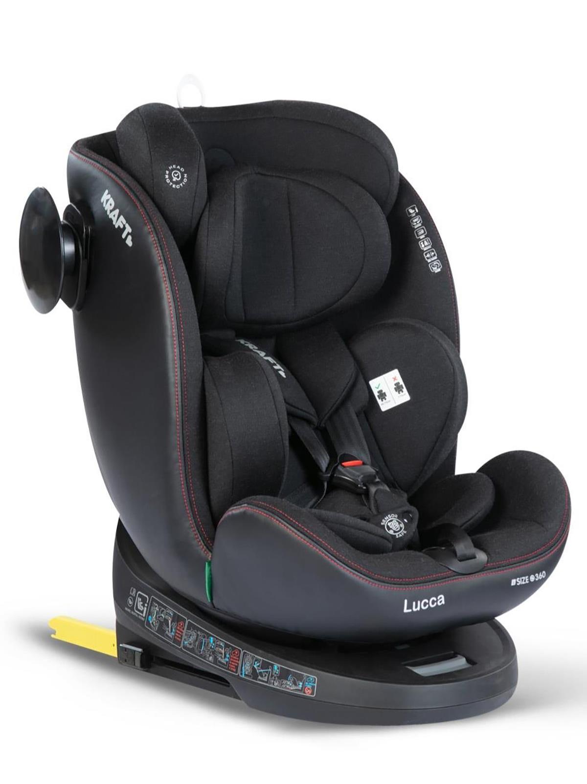 Kraft Lucca I Size 0-36 Kg 40 -105 cm Oto Koltuğu - Siyah