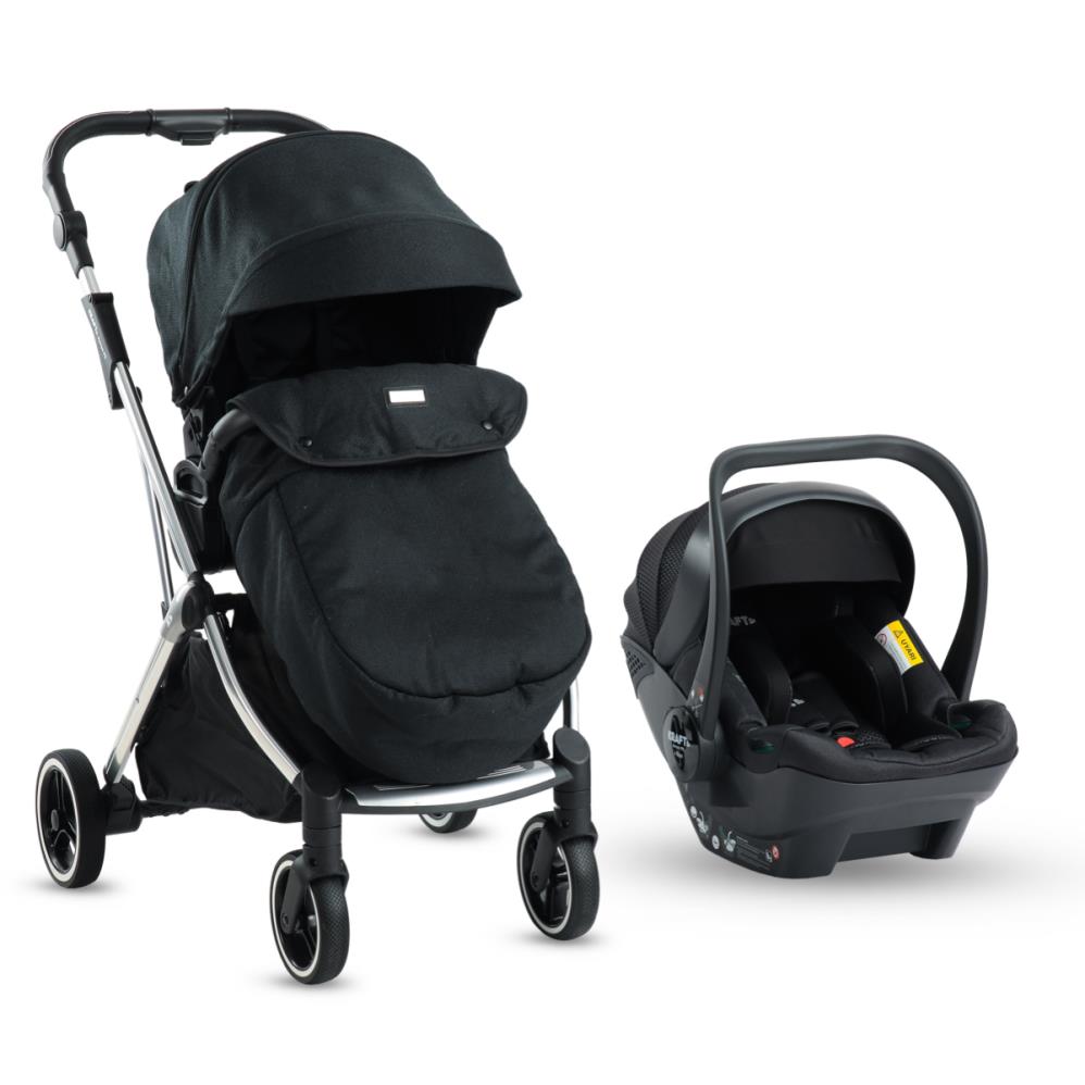 Kraft Kenya PR I Size Travel Bebek Arabası - Siyah