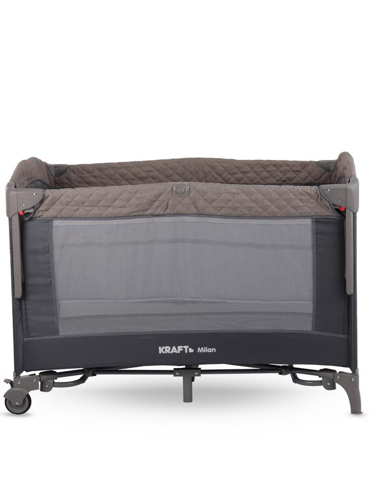 Kraft Milan Anne Yanı Oyun Parkı 70x110 cm - Gri