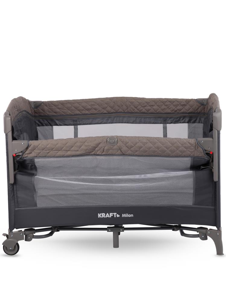 Kraft Milan Anne Yanı Oyun Parkı 70x110 cm - Gri