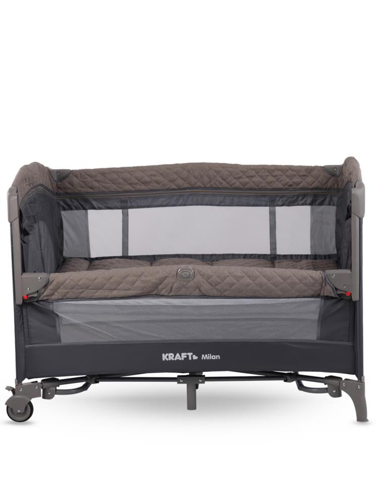 Kraft Milan Anne Yanı Oyun Parkı 70x110 cm - Gri