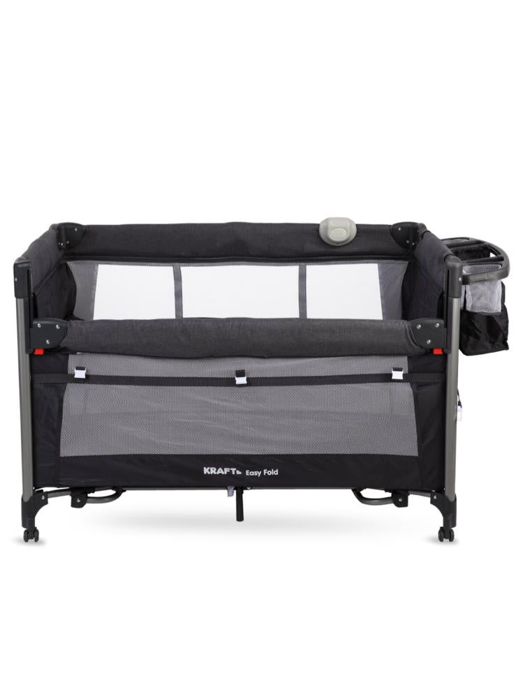 Kraft Easy Fold Anne Yanı Oyun Parkı 70x110 cm - Gri