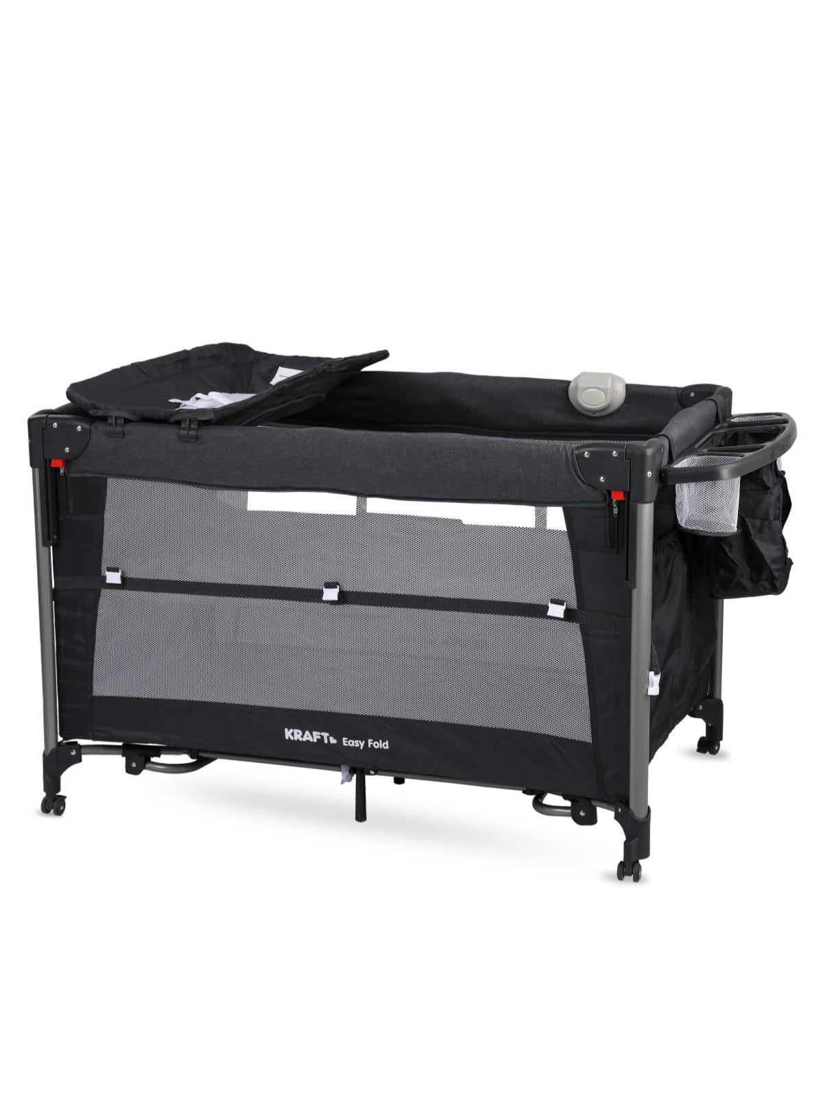 Kraft Easy Fold Anne Yanı Oyun Parkı 70x110 cm - Gri