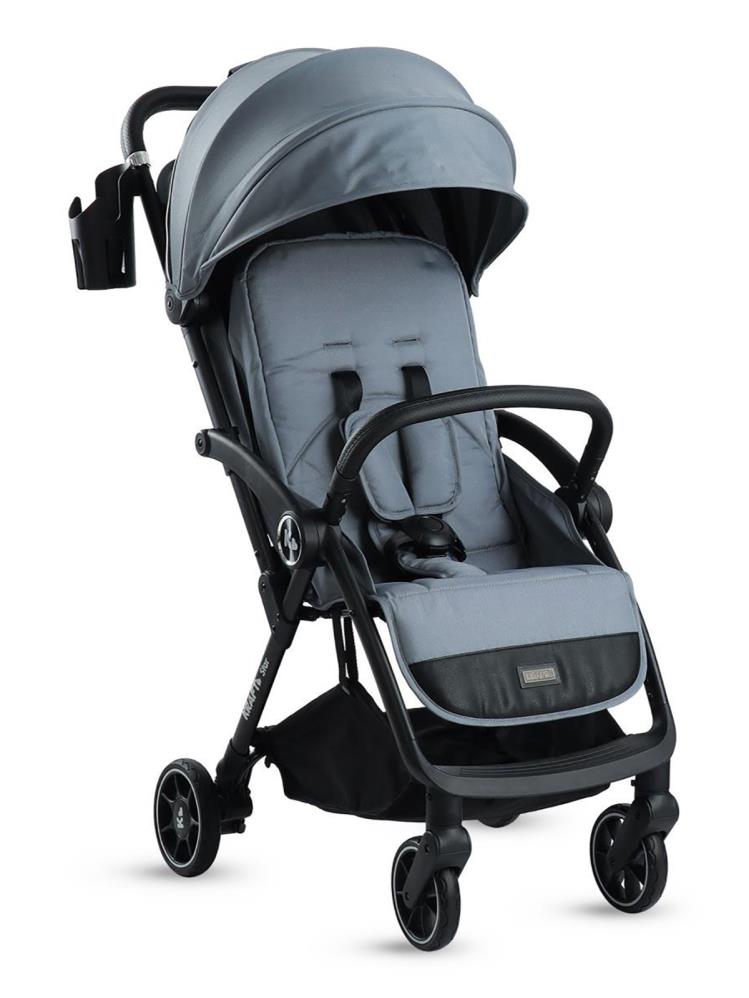 Kraft Star Tek Yönlü Bebek Arabası - Gri