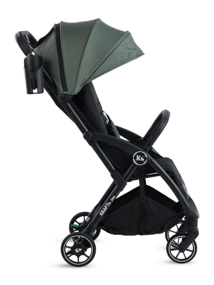 Kraft Star Tek Yönlü Bebek Arabası - Yeşil