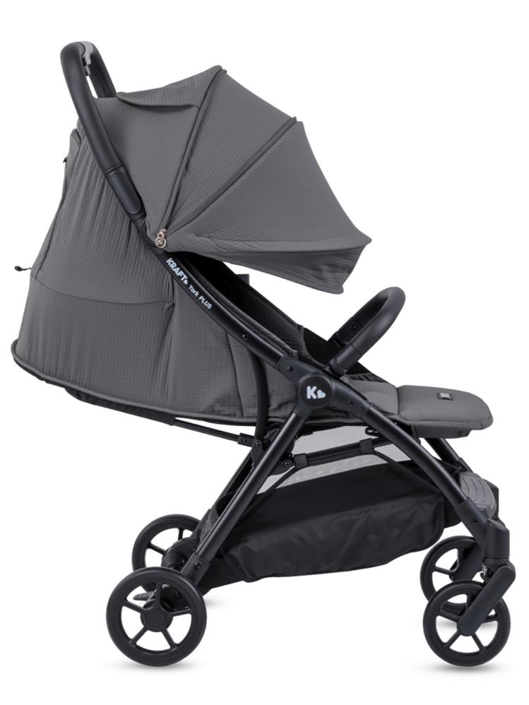 Kraft York Plus Tek Yönlü Bebek Arabası - Gri