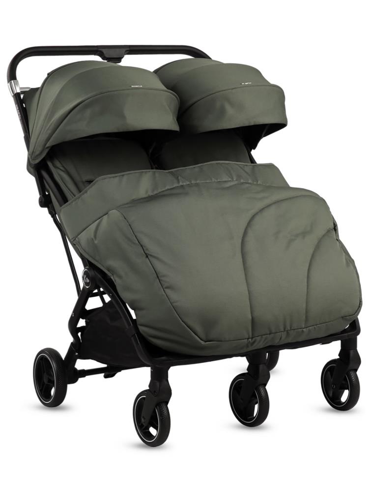 Kraft Duplo İkiz Bebek Arabası - Yeşil
