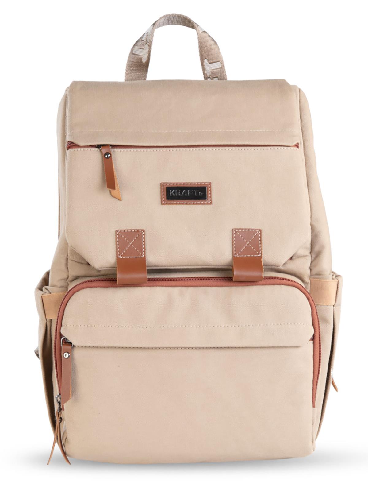 Kraft Moon Bebek Bakım Sırt Çantası - Kahverengi