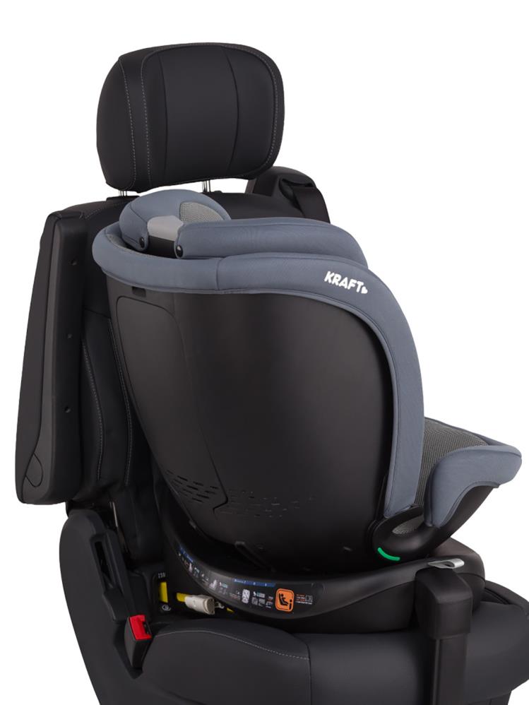 Kraft Grovy I-Size Oto Koltuğu 0-36 Kg (40-150 Cm) - Gri