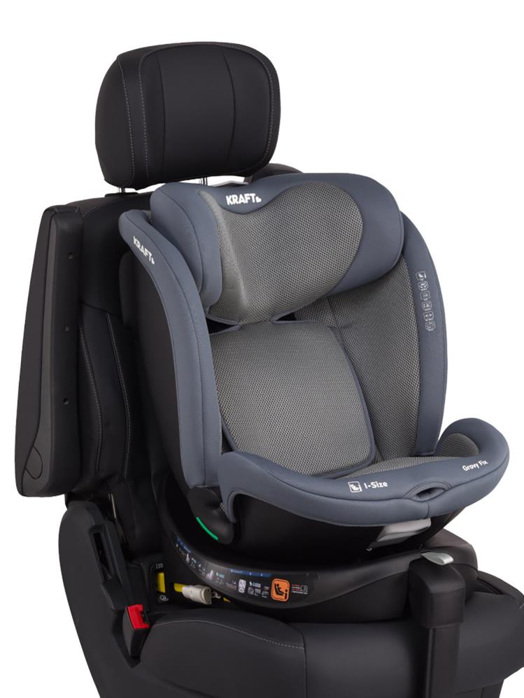 Kraft Grovy I-Size Oto Koltuğu 0-36 Kg (40-150 Cm) - Gri