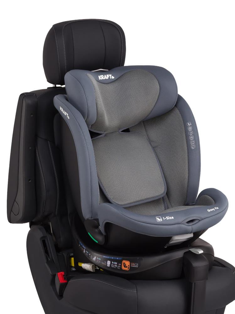 Kraft Grovy I-Size Oto Koltuğu 0-36 Kg (40-150 Cm) - Gri