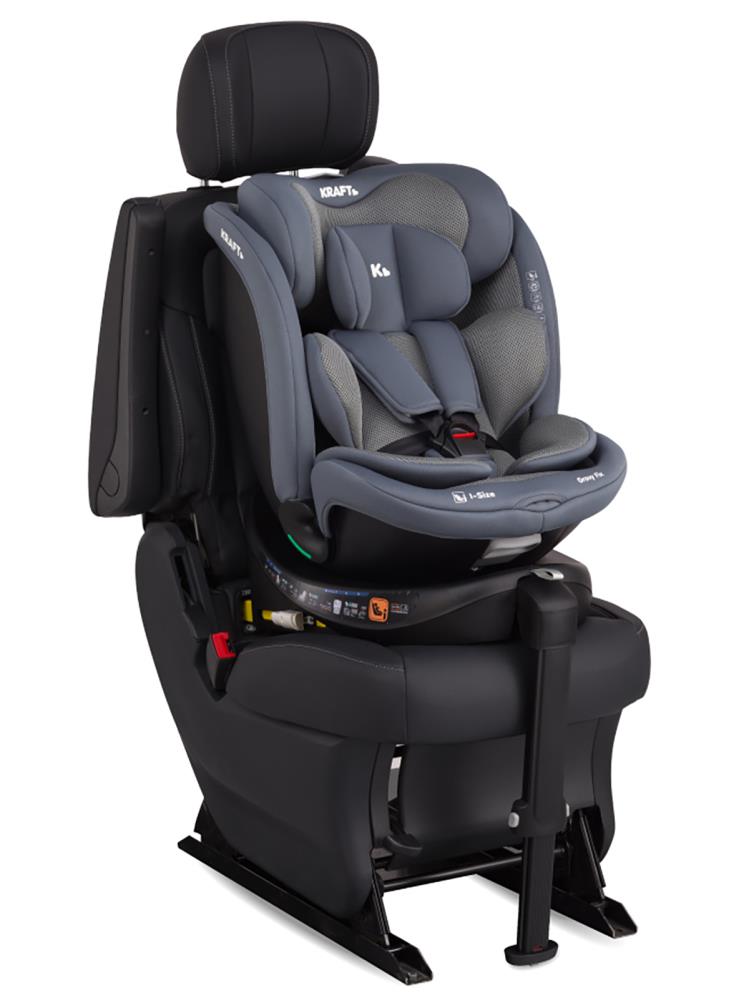 Kraft Grovy I-Size Oto Koltuğu 0-36 Kg (40-150 Cm) - Gri