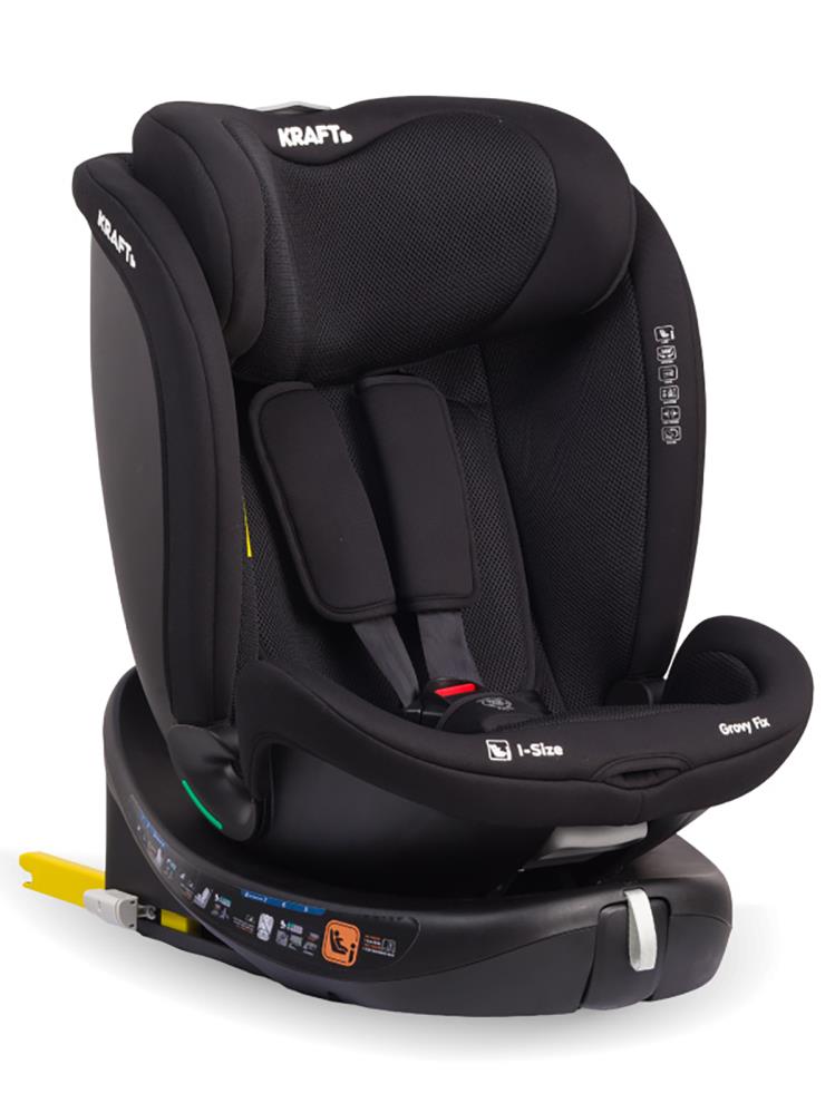 Kraft Grovy I-Size Oto Koltuğu 0-36 Kg (40-150 Cm) - Siyah