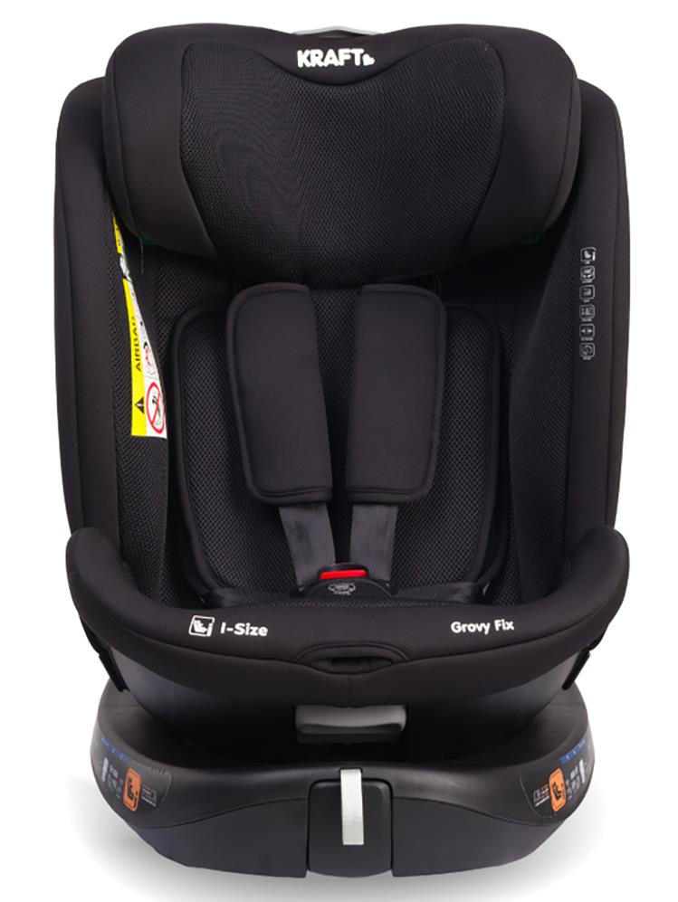 Kraft Grovy I-Size Oto Koltuğu 0-36 Kg (40-150 Cm) - Siyah