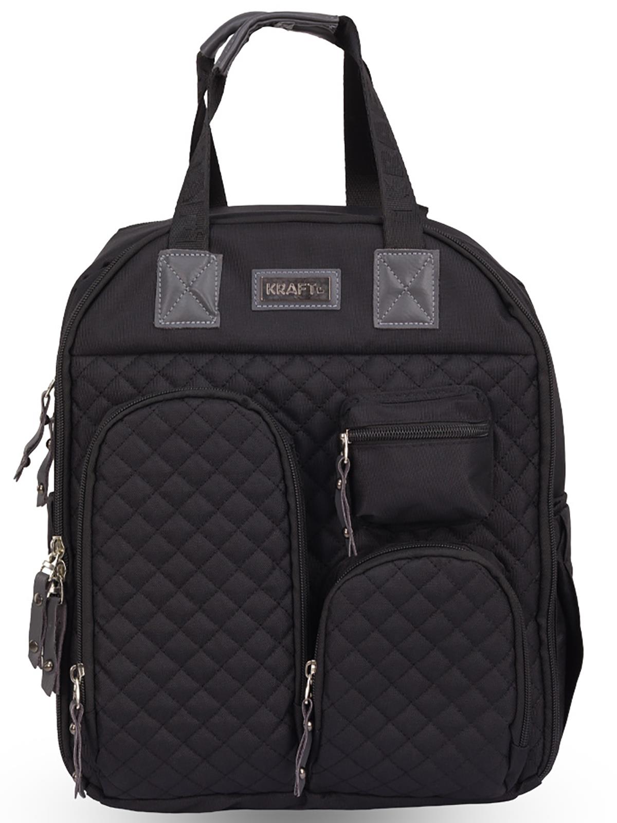 Kraft Lapis Anne Bebek Bakım Sırt Çantası - Siyah
