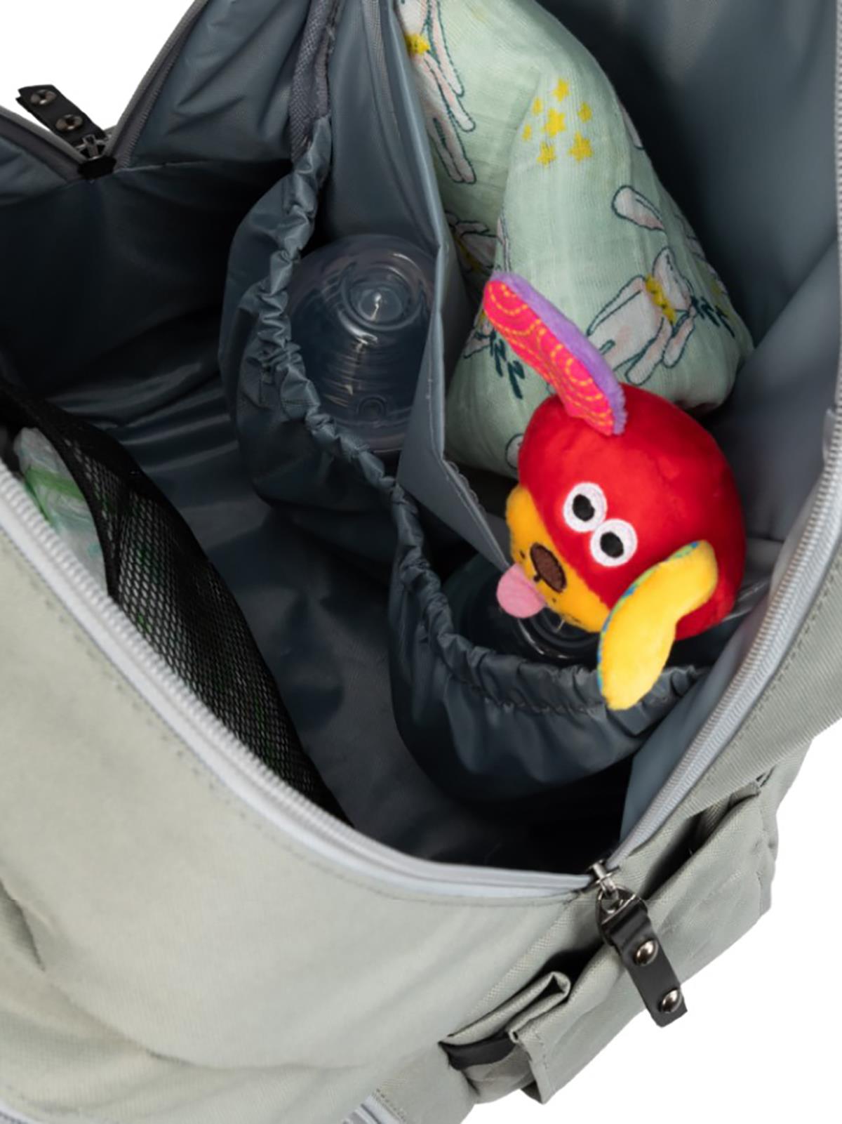 Kraft Lapis Anne Bebek Bakım Sırt Çantası - Gri