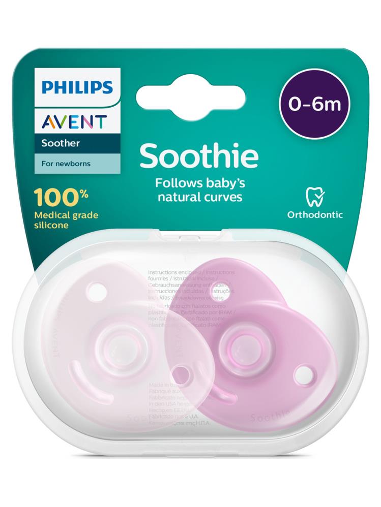 Philips Avent Soothie Emzik Kız 0-6 Ay - Pembe