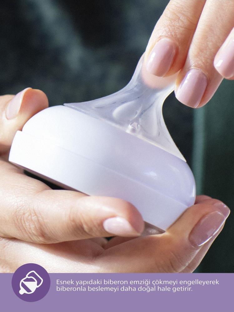 Philips Avent Natural Response PP Biberon125ml0+ Ay,Doğal Tepkili Biberon Emziği