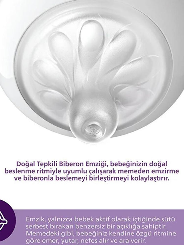 Philips Avent Natural Response 2'li Biberon Emziği5 Numara6+ AyDoğal Tepkili Biberon Emziği
