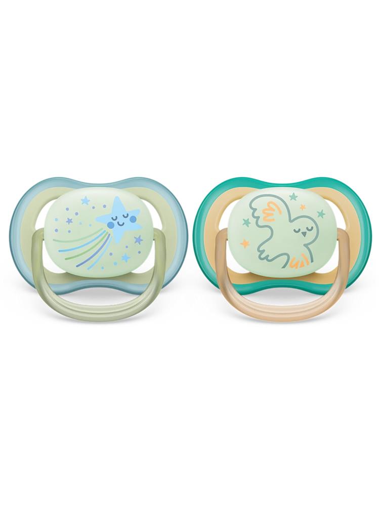 Philips Avent SCF376/18 Ultra Air Gece Emziği 0-6 Ay 2'li Paket