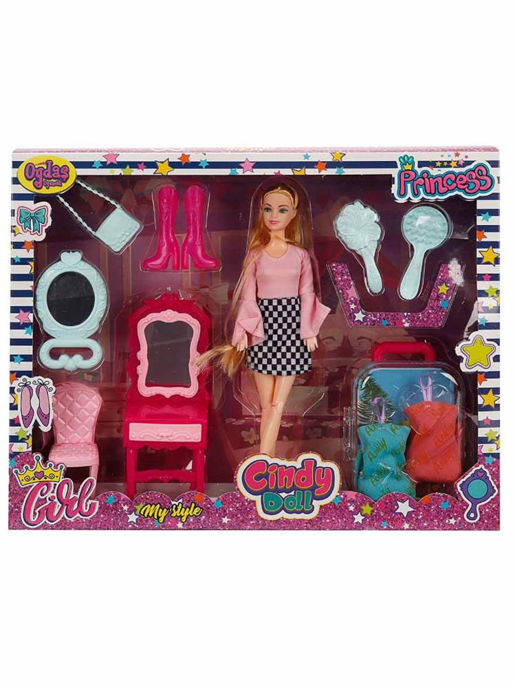 Cındy Doll Bavullu Makyaj Masalı Bebek