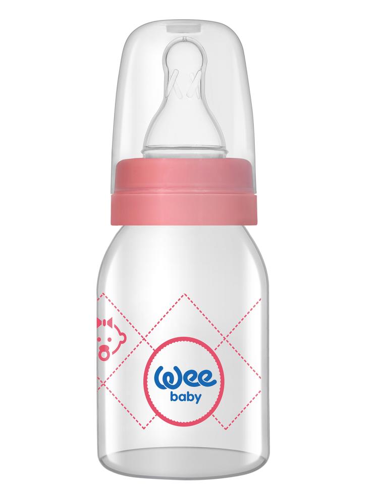 Wee Sılıkon Klasık Kıraz Uclu Cam Bıberon 125 ml