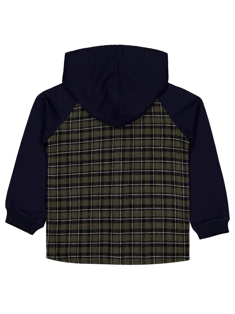 Timo U/K Erkek Ekose 6-9 Yaş Gömlek - Haki