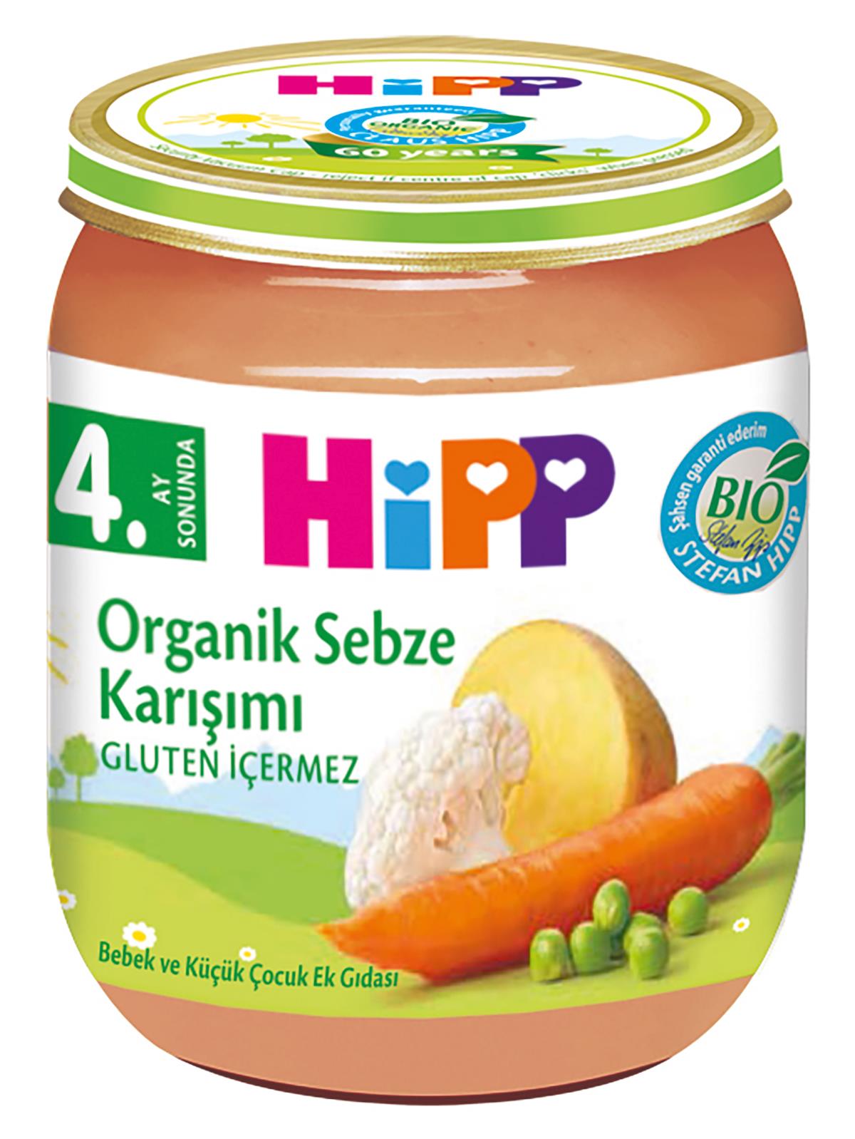 Hipp Mama Organik Sebze Karışımı Kavanoz Mama 125 gr
