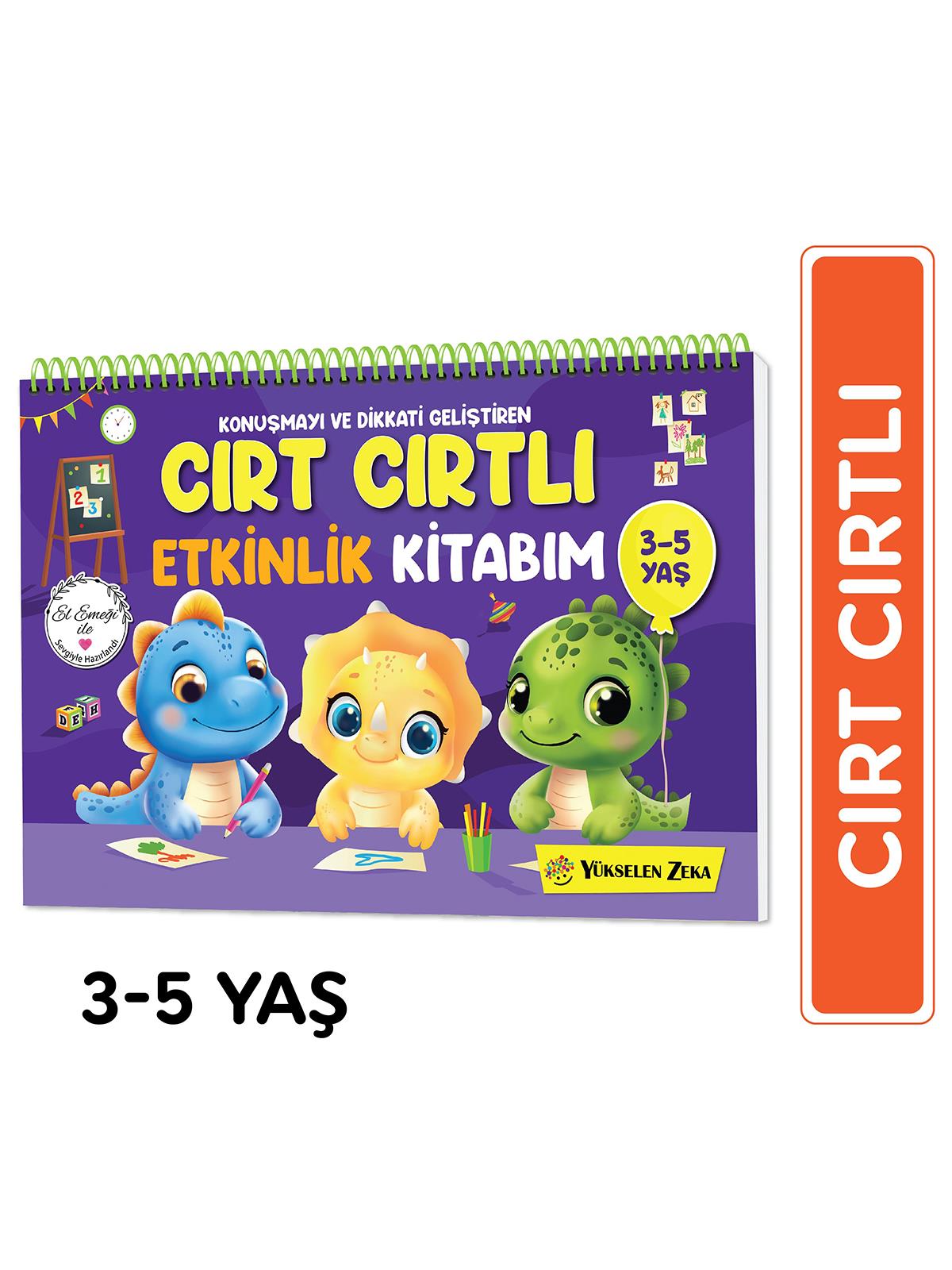 Yükselen Zeka Cırt Cırtlı Etkinlik Kitabım 3-5 Yaş