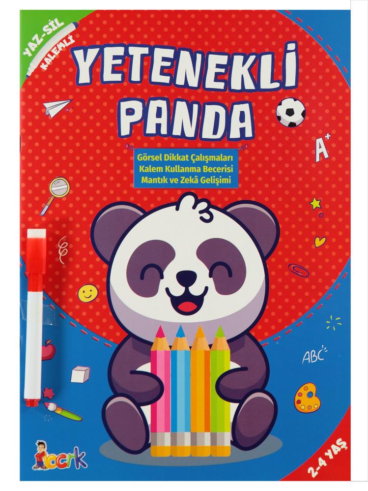 Ref Ref Yayıncılık Yaz-Sil Kitapları_Yetenekli Panda /Bıcırık
