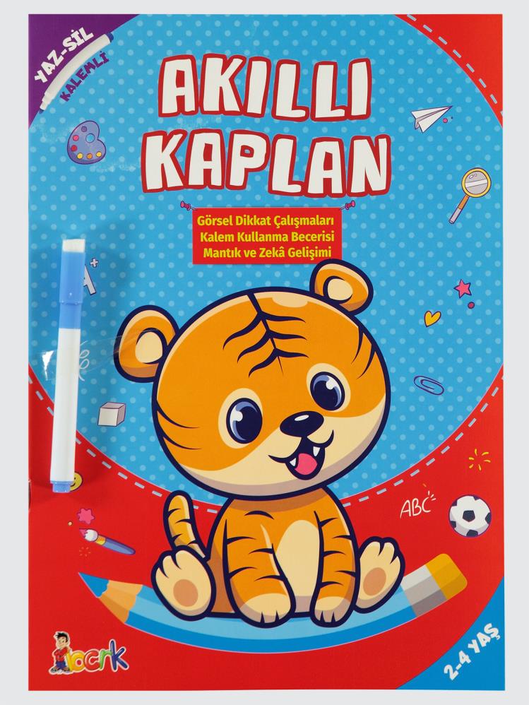 Ref Ref Yayıncılık Yaz-Sil Kitapları_Akıllı Kaplan /Bıcırık