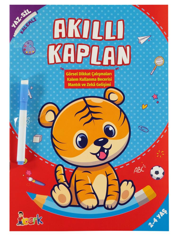 Ref Ref Yayıncılık Yaz-Sil Kitapları_Akıllı Kaplan /Bıcırık