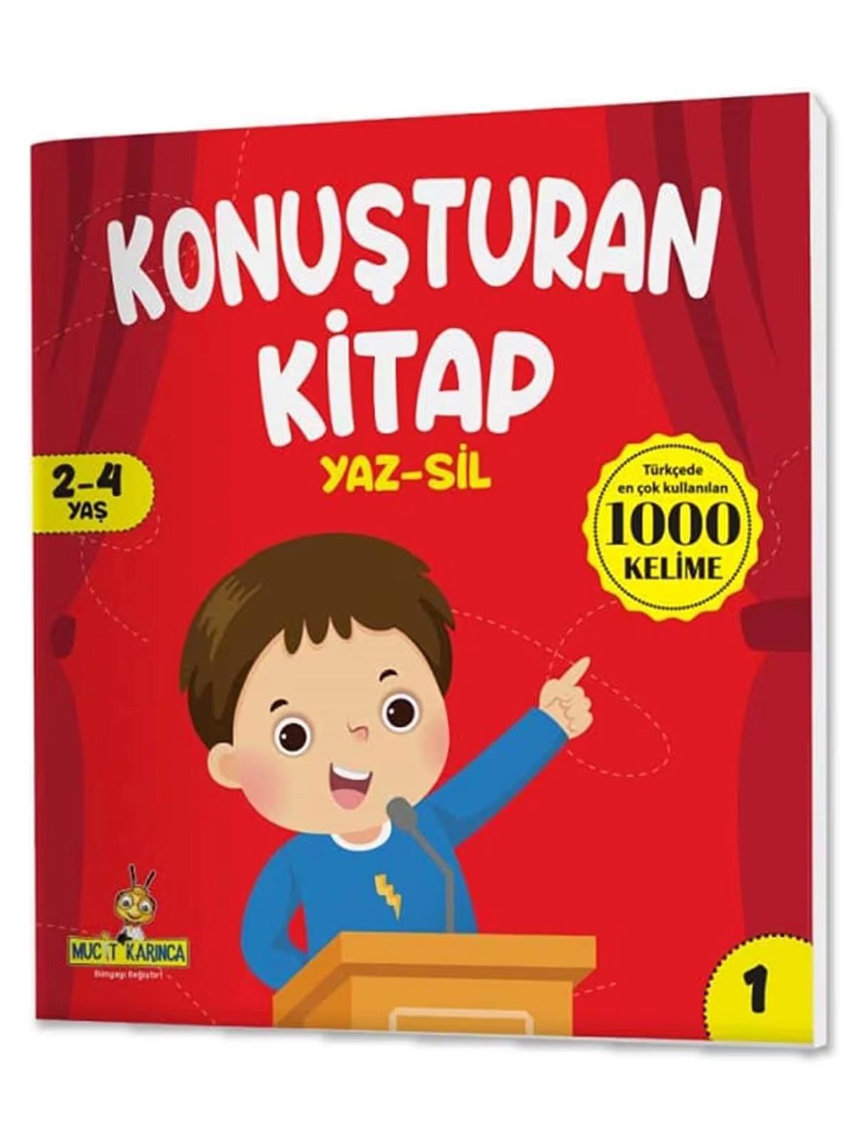 Yükselen Zeka Konuşturan Kitap Seti (Yaz-Sil 3 Kitap)