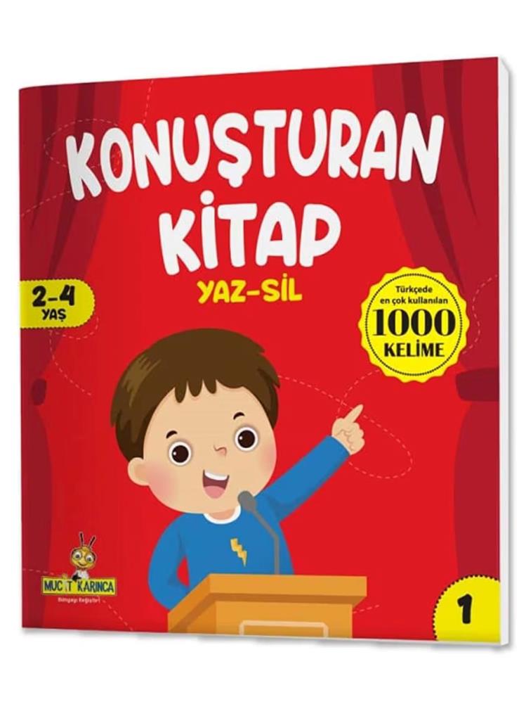 Yükselen Zeka Konuşturan Kitap Seti (Yaz-Sil 3 Kitap)