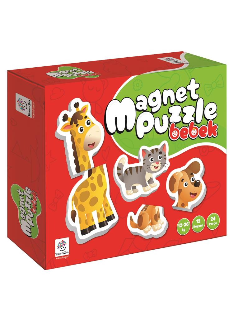 Yükselen Zeka 12-36 Ay İlk Magnet Puzzle