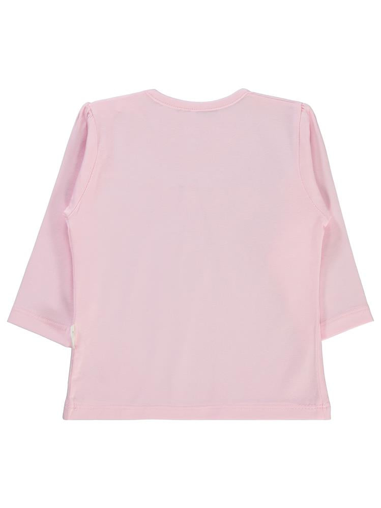 Civil Baby Önü Parçalı 6-18 Ay Kız Tek Üst - Pembe