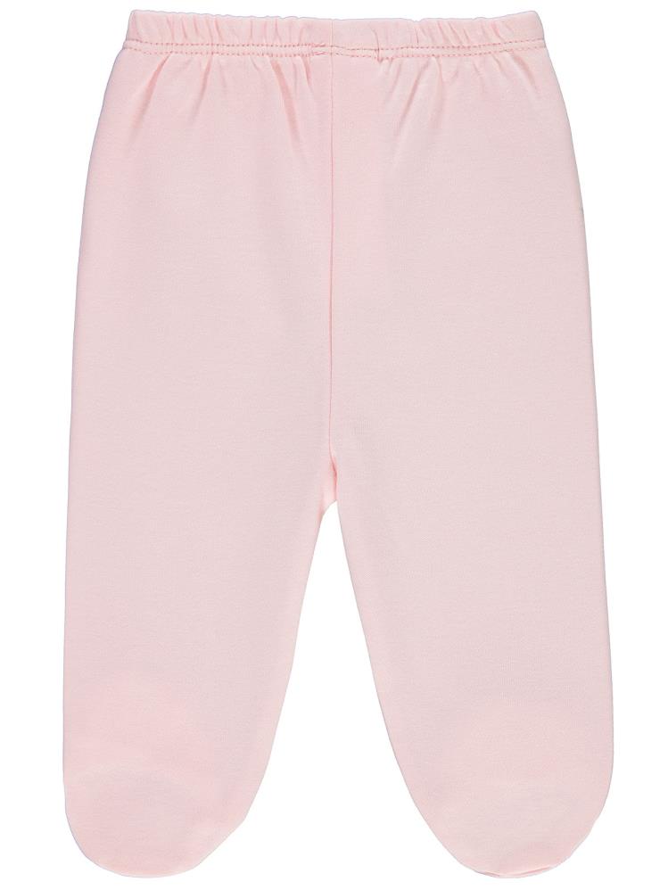 Civil Baby Beli Lastikli 1-9 Ay Unisex Patikli Tek Alt - Pembe