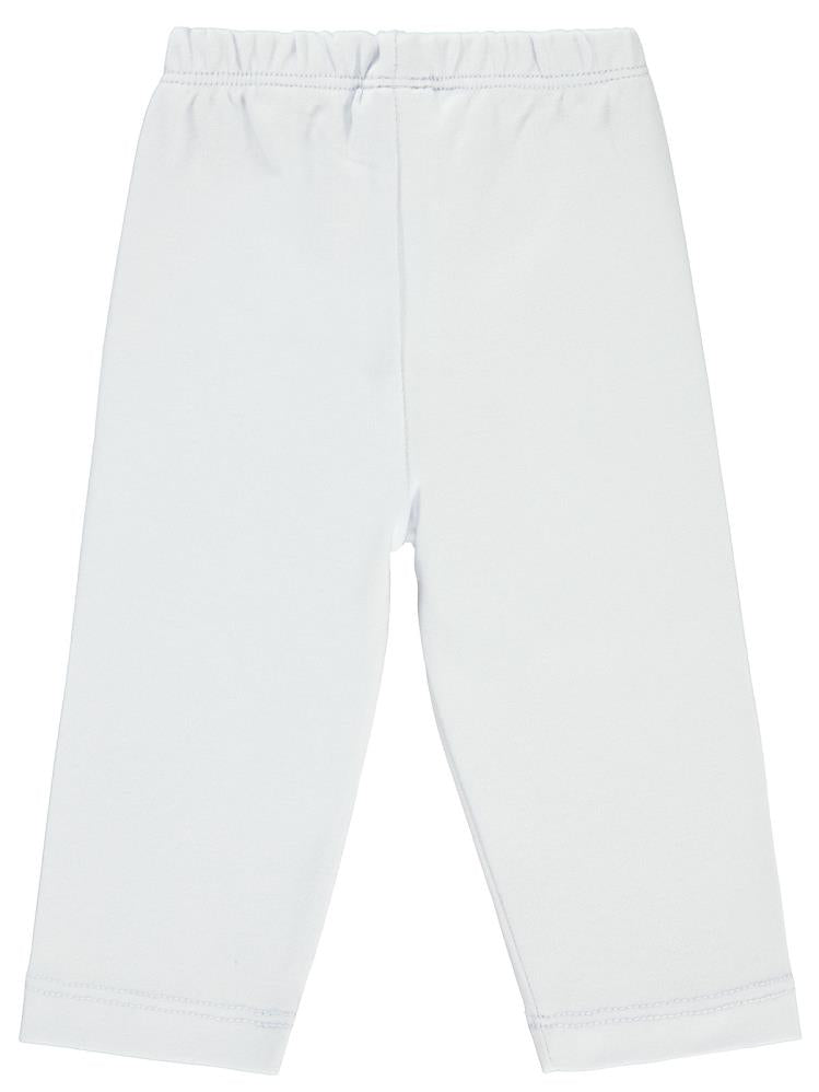 Civil Baby İnterlok Beli Lastikli 3-9 Ay Tek Alt - Beyaz